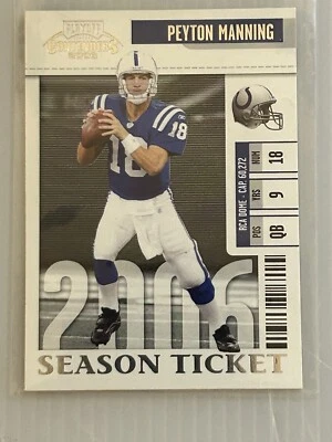 2006 Playoff Contenders - #43 Peyton Manning - Image 1 of 2