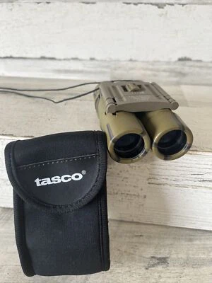 Tasco 12 x 25 Fully Coated Optics. Woodland Camo w/Case C - Image 1 of 4