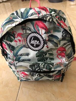 Schul Rucksack Mädchen im Flamingo Dschungel  Design ca.  40 x 35 - Bild 1 von 4