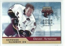 2006-07 Hershey Bears (AHL) Dean Arsene