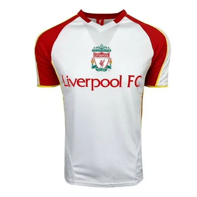 Official Icon Sports Liverpool FC White & Red Soccer Jersey - Licensed Fan Shirt - Image 1 of 4