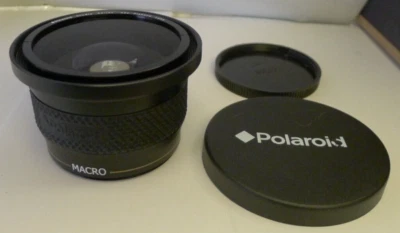 Polaroid Studio Series 75mm / 58mm .42x Macro Fisheye Lens +Both Lens Caps- Used - Image 1 of 4