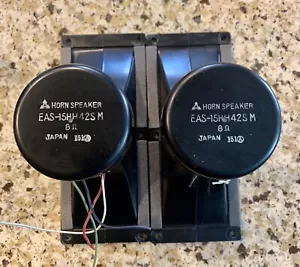 PAIR - Vintage EAS-15HH42SM Speaker Horn Driver Tweeter - TESTED - Picture 1 of 3