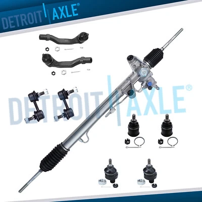 Kit de cremallera y piñón de dirección asistida de 9 piezas + suspensión para Honda CR-V 1997-2001 Foto 1 de 4