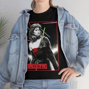 Ellen Aim from Streets of Fire Unisex Heavy Cotton Tee - Picture 1 of 28