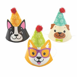 Dog Party Hats - Apparel Accessories - 8 Pieces - Picture 1 of 1