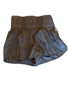 Pantaloncini corti Free People Movement neri XL nylon donna vita elastica allenamento - Foto 1 di 5