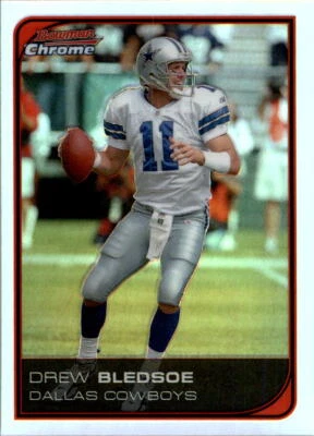 2006 Bowman Chrome Refractors #188 Drew Bledsoe - NM-MT - Image 1 of 2