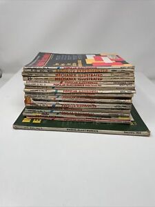 Lot of 20 Vintage Popular Electronics mexhanix radio Magazines