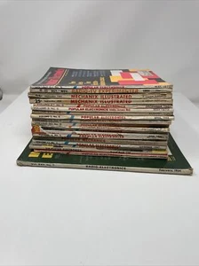 Lot of 20 Vintage Popular Electronics mexhanix radio Magazines - Picture 1 of 11