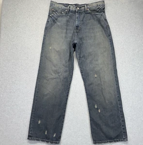 Vintage Y2K Ecko Unltd Jeans Herren 34 x 31 Baggy Fit Distressed Grunge Dirty Wash - Bild 1 von 18