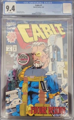 CABLE #1 Future Destiny Gold Foil Comic May 1993 Marvel CGC 9.4 - Image 1 of 2