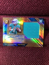 2020 Tua Tagovailoa Panini Gold Standard  RC Patch Auto 7/49 Rookie RPA