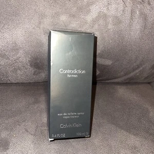 CALVIN KLEIN CONTRADICTION FOR MEN EAU DE TOILETTE SPRAY 3.4 Oz / 100 ml New - Picture 1 of 5