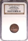 237/423 Our Little Monitor / Anchor Cannons Civil War Patriotic Token NGC MS63