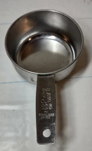 Vintage Ecko Stainless  Measuring 1/2 Cup 125ml - Picture 1 of 3