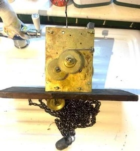 Longcase Clock Movement Seatboard 8 day movement - Clockmakers spares - Picture 1 of 8