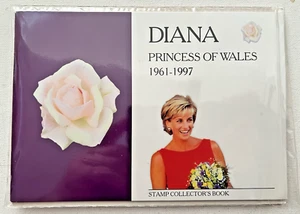 1997 DIANA PRINCESS of WALES STAMP COLLECTOR'S BOOK INC. NTH KOREA STAMPS SHOWN - Picture 1 of 14