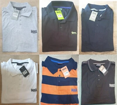 LONSDALE T Shirt POLO MENS NEW SMART CASUAL. COLLAR. VARIOUS SIZES & STYLES - Image 1 of 4