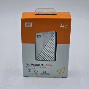Nuovo WD My Passport Ultra 4 TB WDBFTM0040BSL - Foto 1 di 3
