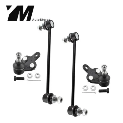 Kit de 4 rótulas inferiores delanteras barra estabilizadora extremo eslabones para Toyota Sienna 2004-2010 Foto 1 de 4