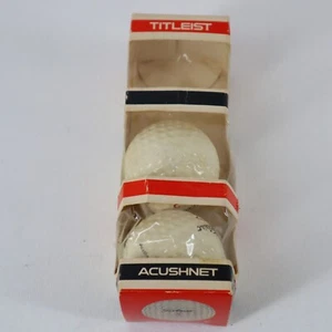 Vintage Titleist Acushnet K2A Golf Balls #2 in Sleeve 2 Golf Balls - Picture 1 of 13