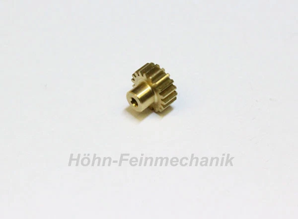 HÖHN-MODELLBAU Stirnzahnrad, Zahnrad, Modul 0,5, aus Messing, 15 Zähne, 4mm Zahnbreite