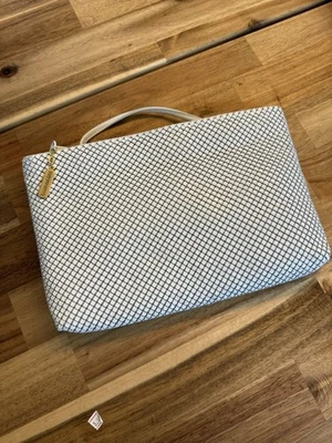 Whiting & Davis International White Mesh Crossbody Purse Vintage NWOT - Image 1 of 4