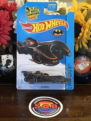 Hot Wheels HW City Batman Batmobile Black Diecast Sealed NM Condition - Image 1 of 4