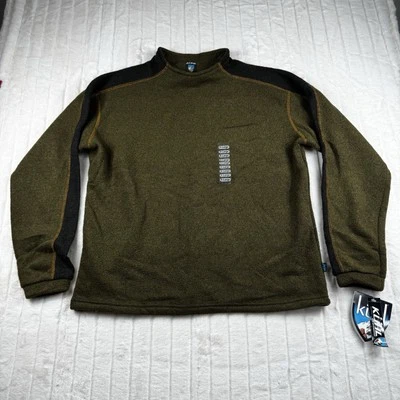 Kuhl Sundog Alfpace Fleece Pullover Sweater Men XL Olive Casual Outdoor Hike NWT - Image 1 of 4