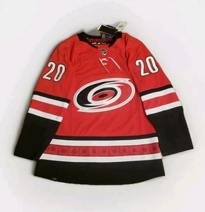 Sebastian Aho NHL Carolina Hurricanes Jersey Mens Game Jersey Adidas sz 46 NEW - Picture 1 of 8