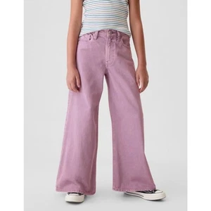 Gap Kids Mid Rise Baggy Jeans Lavender Mist Size 5  - Picture 1 of 6