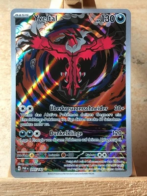Pokemon Yveltal Art Rare | Deutsch 205/182 Paradox Rift | Near Mint - Bild 1 von 2