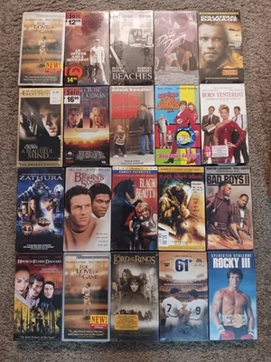 Lot of 20 Classic VHS Films Movies - Still Sealed and New #36 - Image 1 of 4