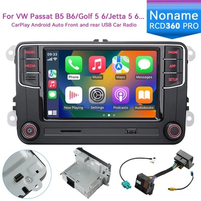 6.5" Autoradio CarPlay Android Auto RCD330 Für VW Golf Passat CC RCD360 PRO 187B - Bild 1 von 4