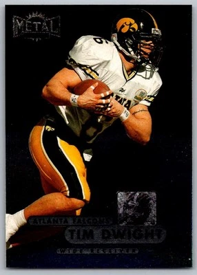 1998 Metal Universe Tim Dwight Rookie Atlanta Falcons #196 - Image 1 of 2