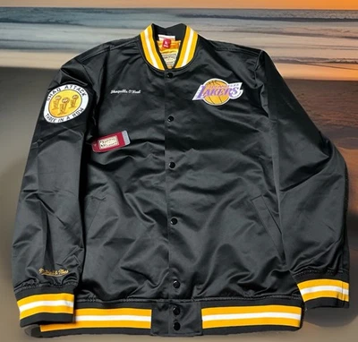 MITCHELL & NESS LOS ANGELES LAKERS XL SHAQUILLE O’NEAL SATIN JACKET NBA LEGENDS - Image 1 of 4