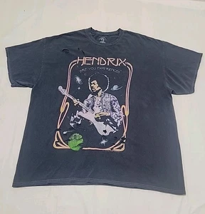 Camiseta Urban Outfitters Jimi Hendrix Envejecida De Gran Tamaño Talla S/M Gris Desteñida - Imagen 1 de 12