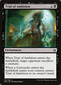 MTG Magic AKH Amonkhet - 1x EN NM 113 U Trial of Ambition - Picture 1 of 1