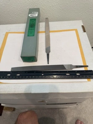 New Qty (2) Nicholson 8” Flat Mill Bastard File, 08497 - Image 1 of 4