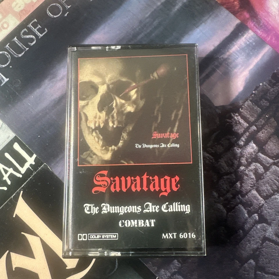 Savatage - The Dungeons Are Calling Vintage Cassette Tape 1985 First US Press - Image 1 of 4