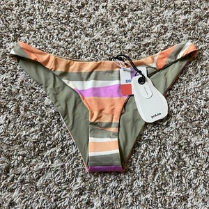 Prana Elina Reversible Swim Bottom Women's XS Waves Itty Bitty Bikini Beach NWT - Imagen 1 de 4