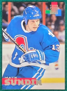 Mats Sundin - 1994-95 Stadium Club #90 - Quebec Nordiques Hockeykarte - Bild 1 von 3