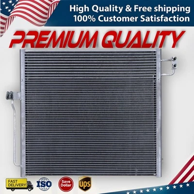 New AC Condenser w/Drier for Mercedes-Benz GL350 GL450 GL550 GLE350 ML350 ML450 - Image 1 of 4