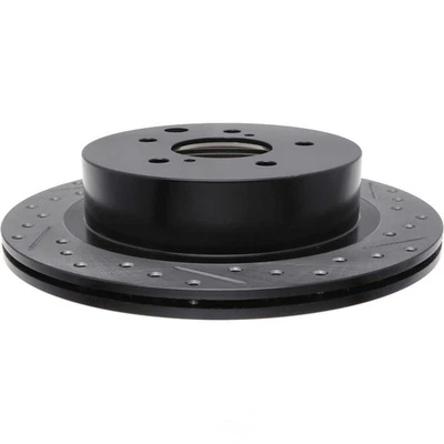 Rotor de freno de disco deportivo perforado en cruz y ranurado para Nissan 300ZX 89-96 Foto 1 de 3