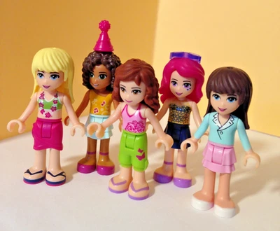 Lego FRIENDS Minifigures - LOT OF 5 - See Description - Image 1 of 3