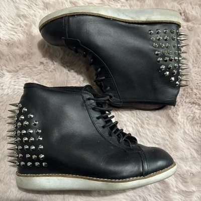 Jeffrey Campbell Sneaker Wedges With Spikes Size 8.5 - Image 1 of 4