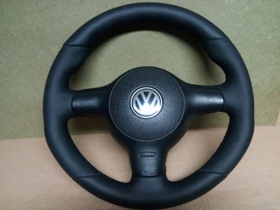 Sport Lenkrad VW Lupo 6N  Polo 6n2   mit Airbag Neu Beziehen - Bild 1 von 2