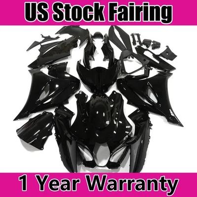 ABS Body Fairing Kit For Suzuki GSXR1000 GSXR1000R 2017-2025 2024 Glossy Black Foto 1 de 4