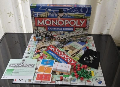 ⭐️ MONOPOLY - The CAMBRIDGE EDITION Family BOARD GAME - COMPLETE ⭐️ - Image 1 of 4